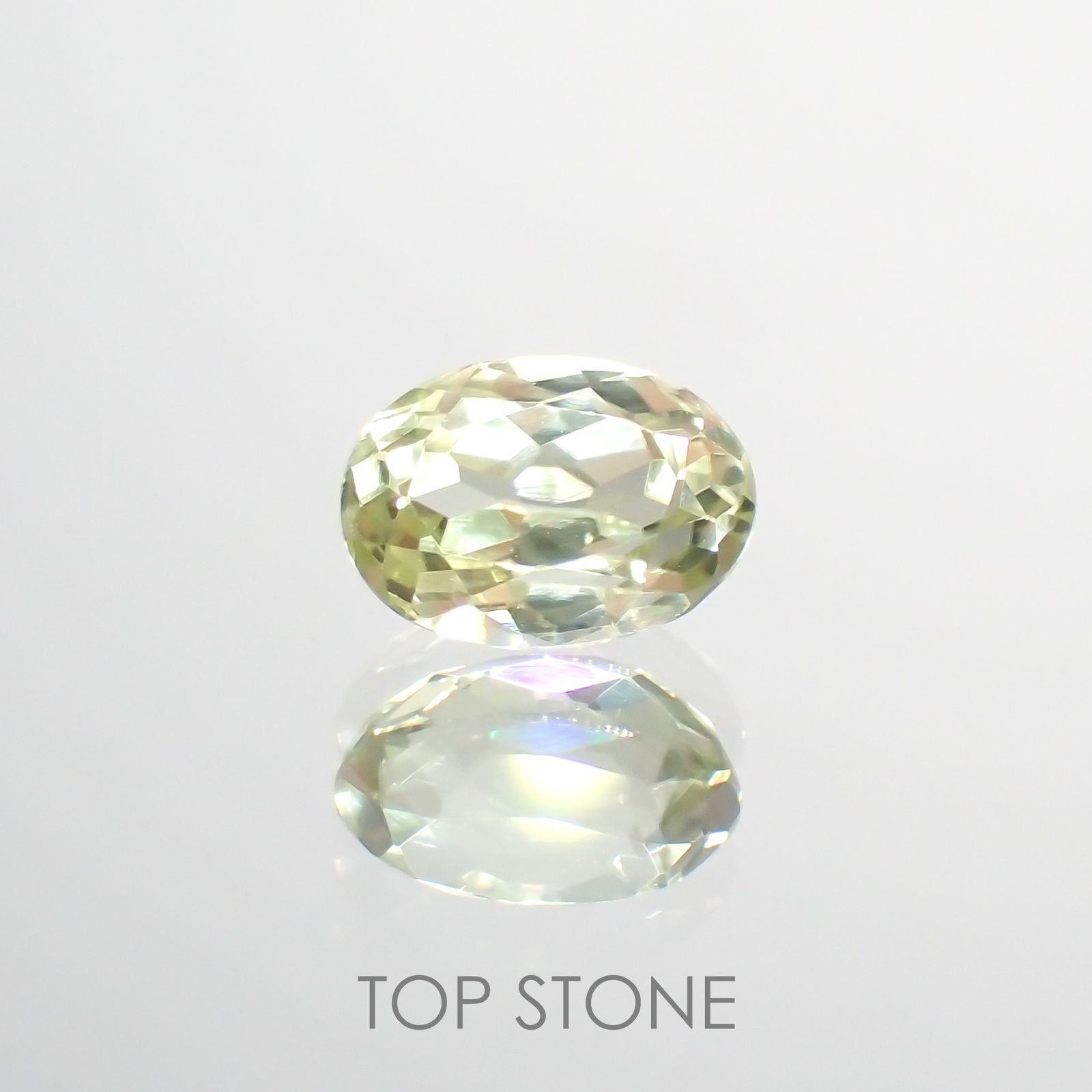 シリマナイト(宝石名シリマナイト) インド産 1.15ct 識別済[20128765]6.9×4.9mm前後