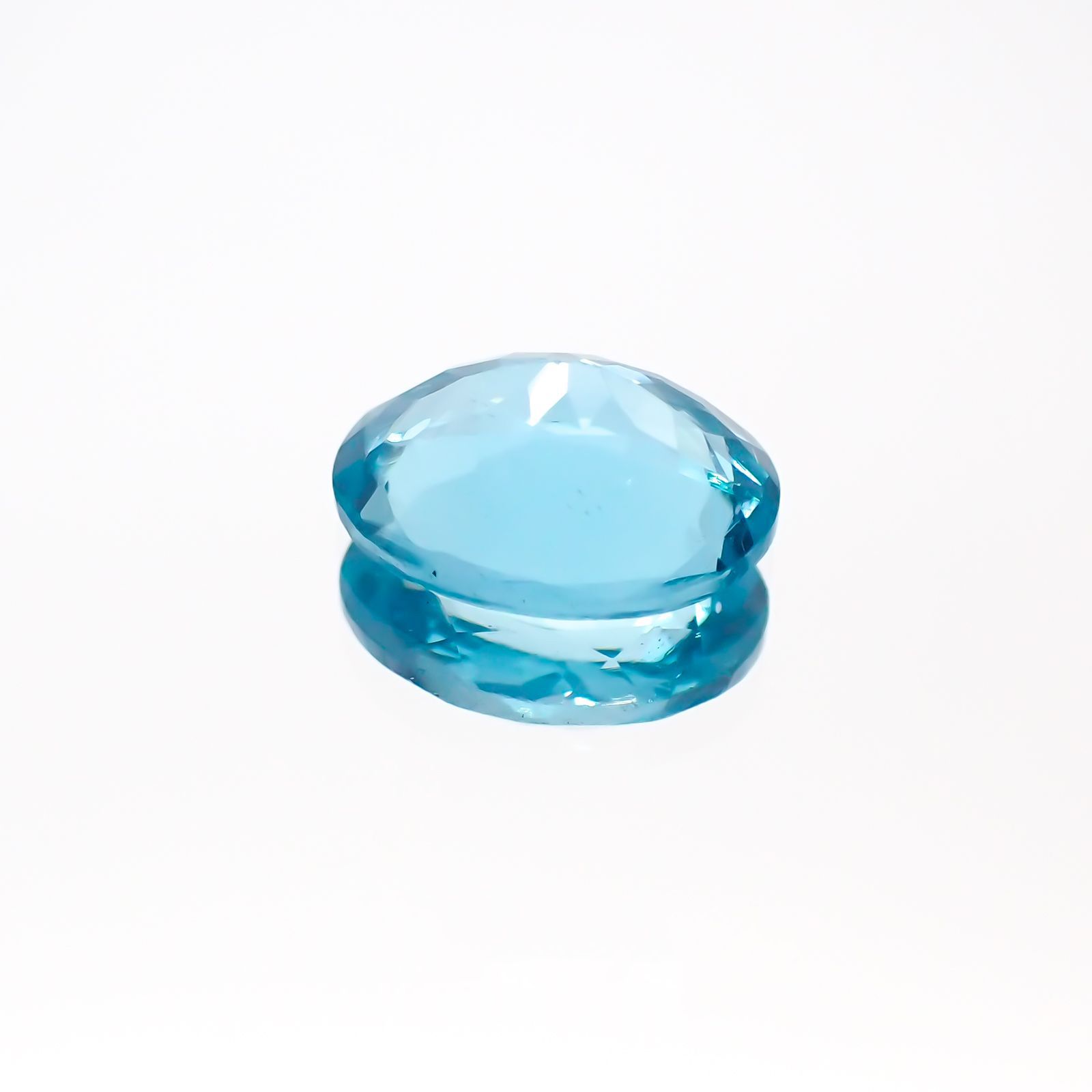 アパタイト(宝石名アパタイト)ブラジル産 1.16ct 識別済[230823191]7.9x6.1mm前後
