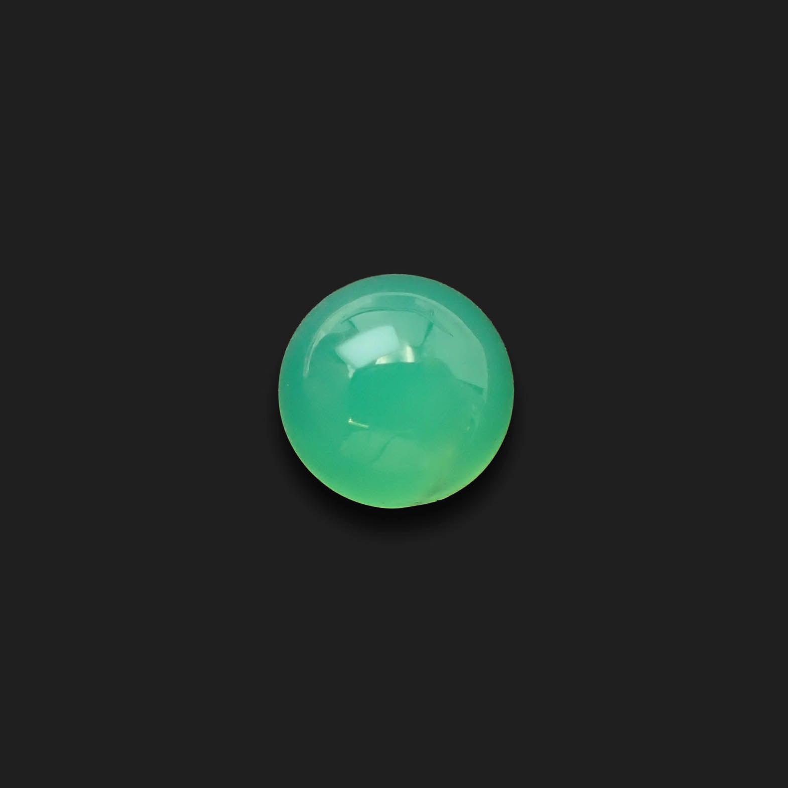 クリソプレーズ オーストラリア産 3.03ct [250730887]9.1x9.1mm前後