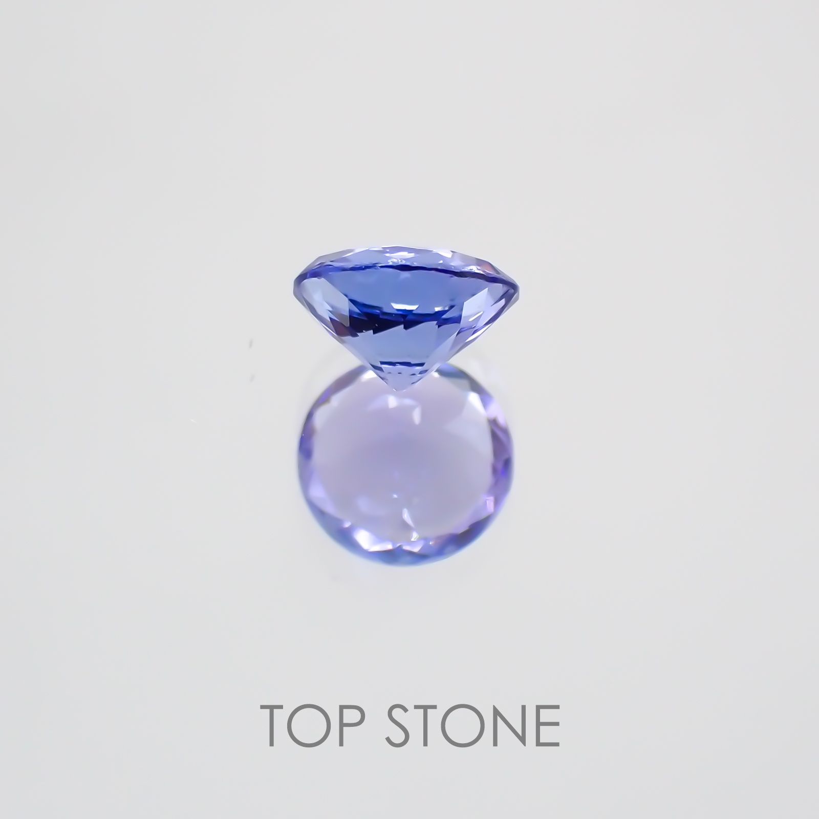 タンザナイト(ゾイサイト) タンザニア産 ルース 0.51ct[210510056]5.2×5.1mm前後