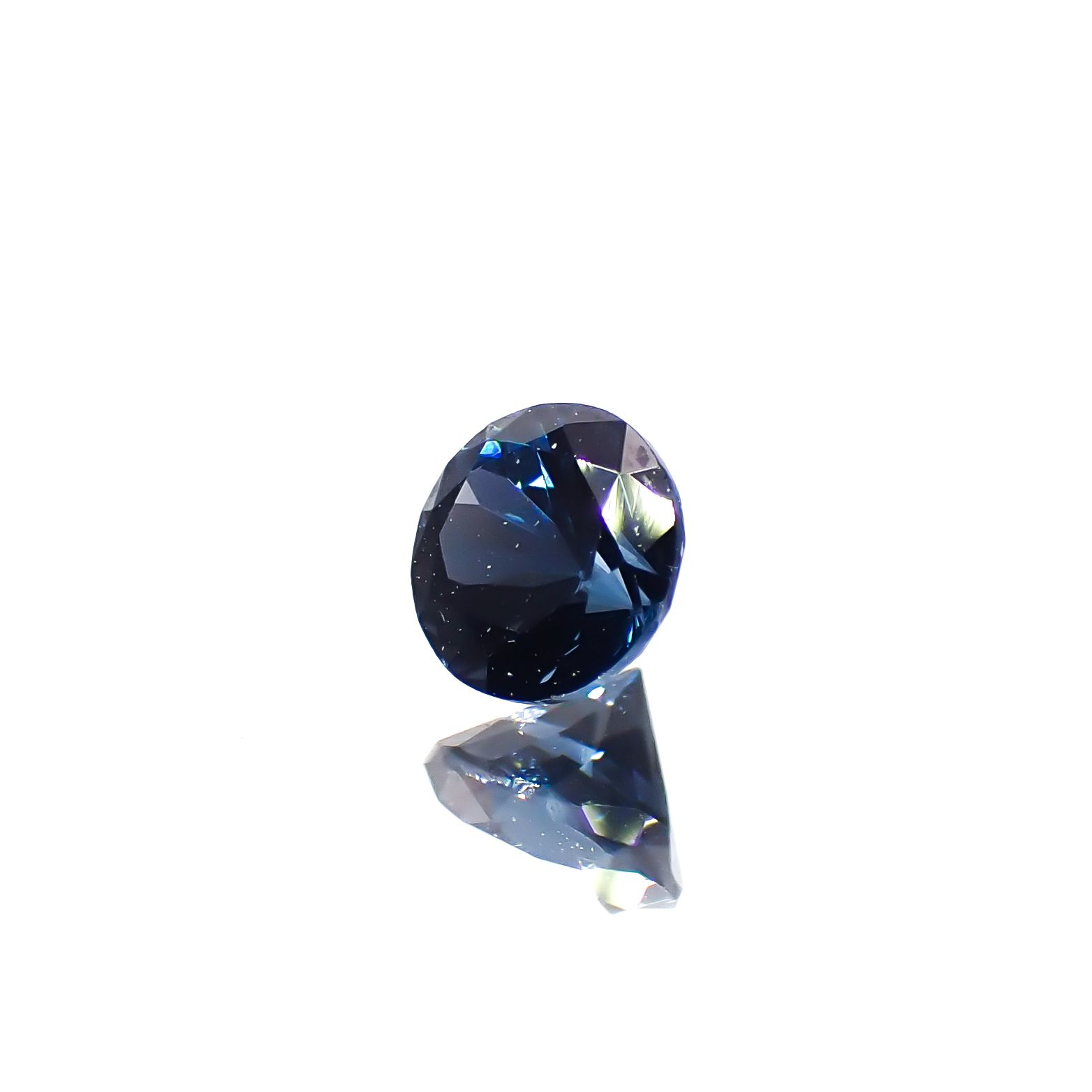 コバルトブルースピネル(宝石名ブルー・スピネル)タンザニア産 0.296ct ソ付(日独)[240928995]3.83x3.86mm前後