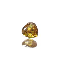 イエローダイヤモンド I-1 | FANCY DEEP ORANGE YELLOW(宝石名ダイアモンド) ソ付(CGL) 0.089ct / 2.74x2.69mm前後 [260625392]