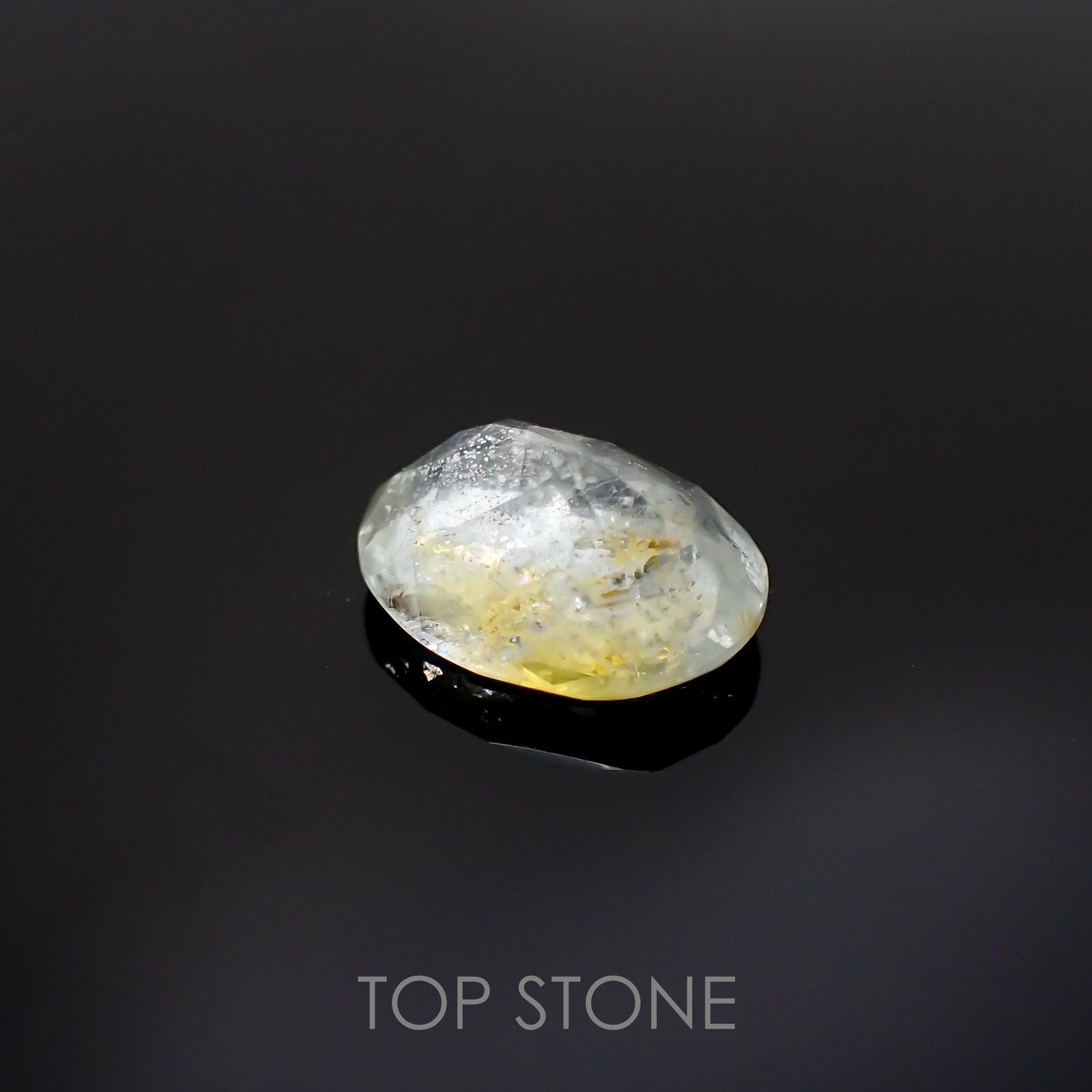 オーロラアクアマリン ブラジル産 2.43ct[220114407]10.5x8.4mm前後