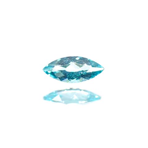 パライバトルマリン(宝石名トルマリン/別名パライバ・トルマリン) ブラジル産 識別済 0.072ct / 4.6×2mm前後 [260110638]