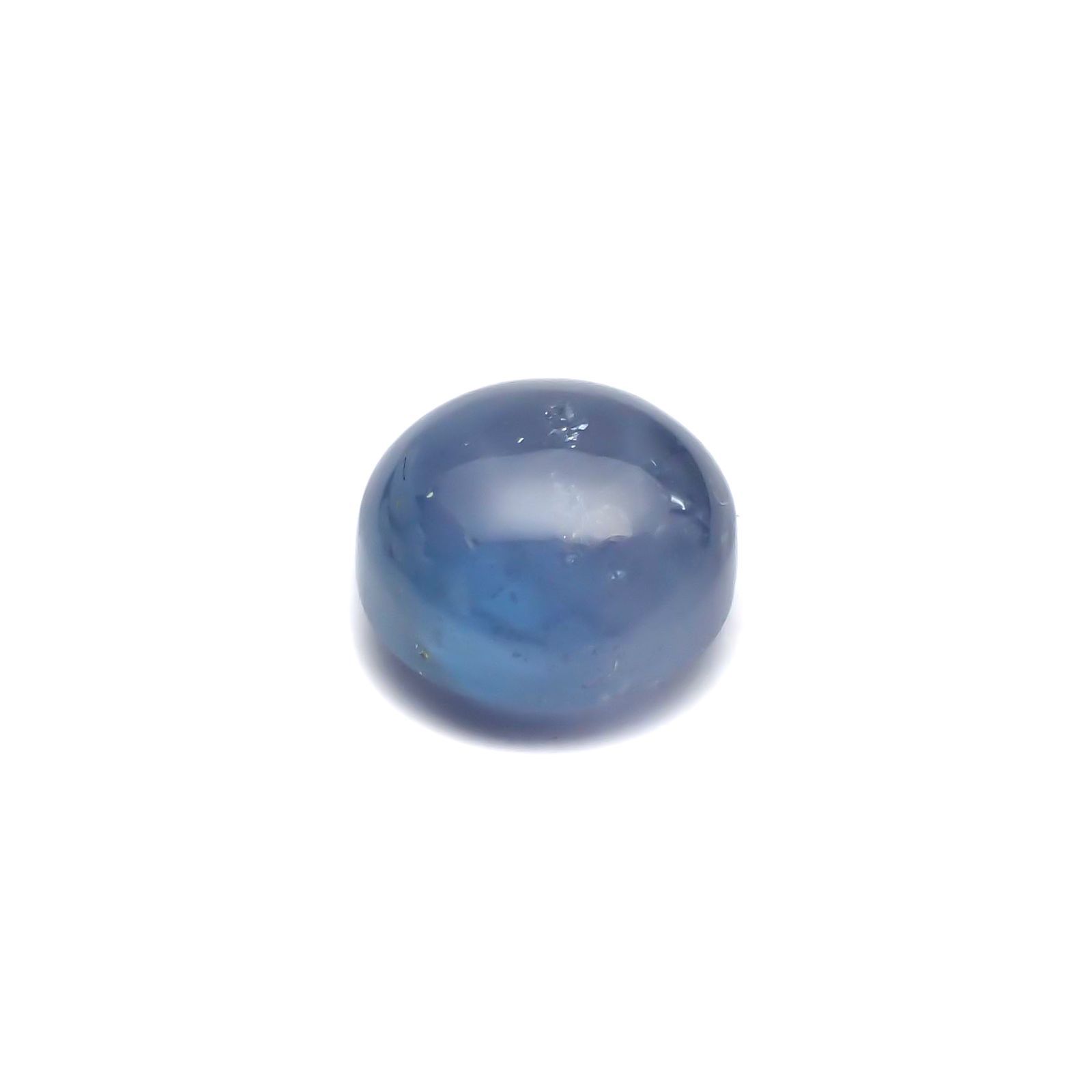 アパタイトキャッツアイ(宝石名ブルー・アパタイト・キャッツアイ)マダガスカル産 2.060ct ソ付(彩珠)[230823097]7.1x7mm前後