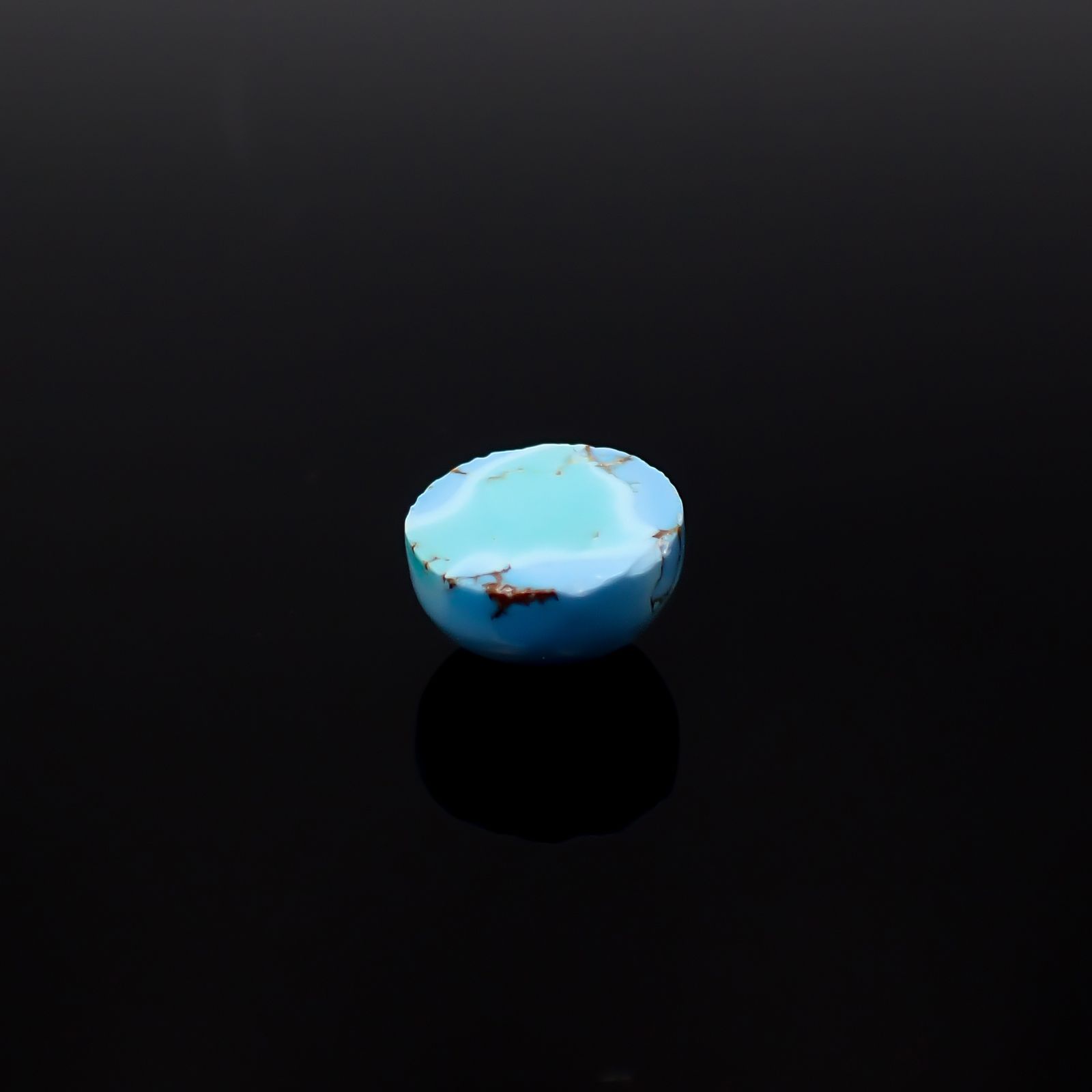 ターコイズ カザフスタン・ゴールデンヒル鉱山産 4.49ct / 10.1x10.1mm前後 [260331873]