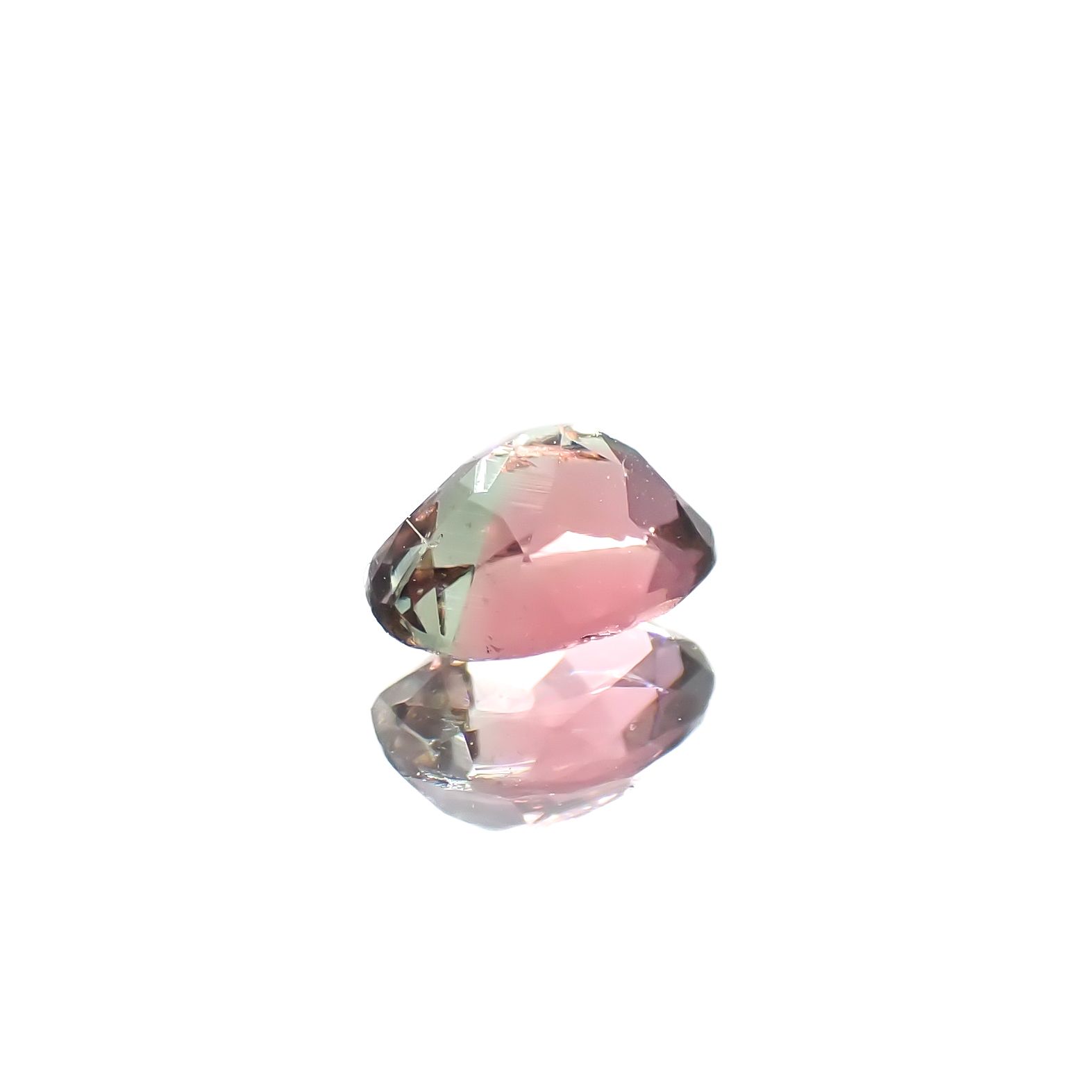 バイカラートルマリン ブラジル産 0.34ct[240929008]5.1x3.8mm前後
