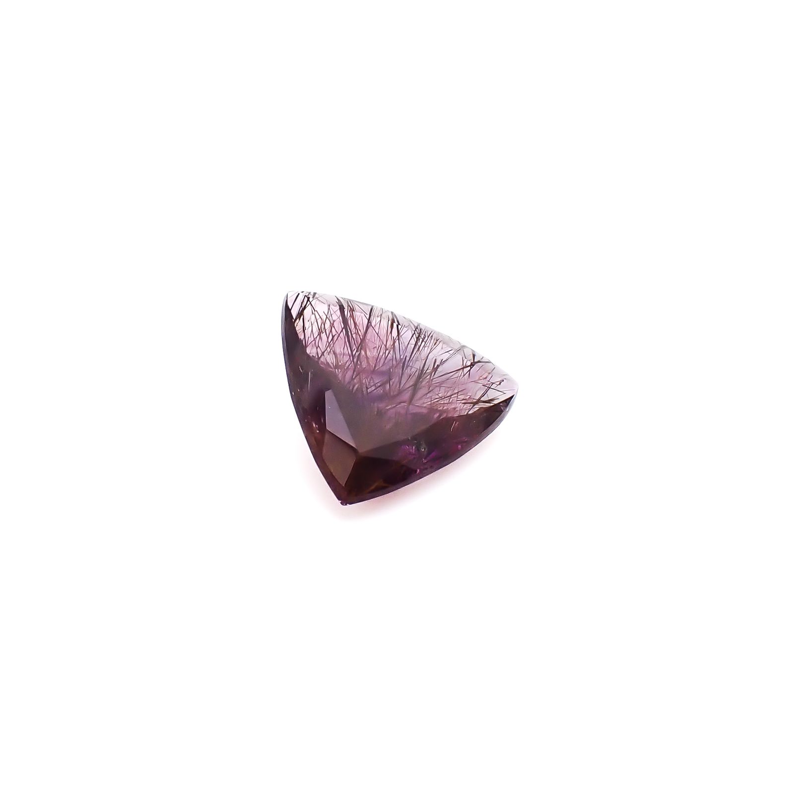 アメジストエレスチャル ブラジル産 4.61ct / 13.7x14mm前後 [260933033]