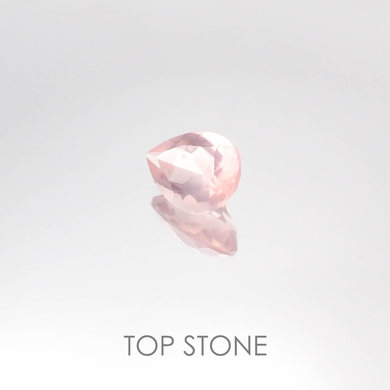 ディープローズクォーツ モザンビーク産 ルース 1.41ct[20084624]8.8×6.6mm前後