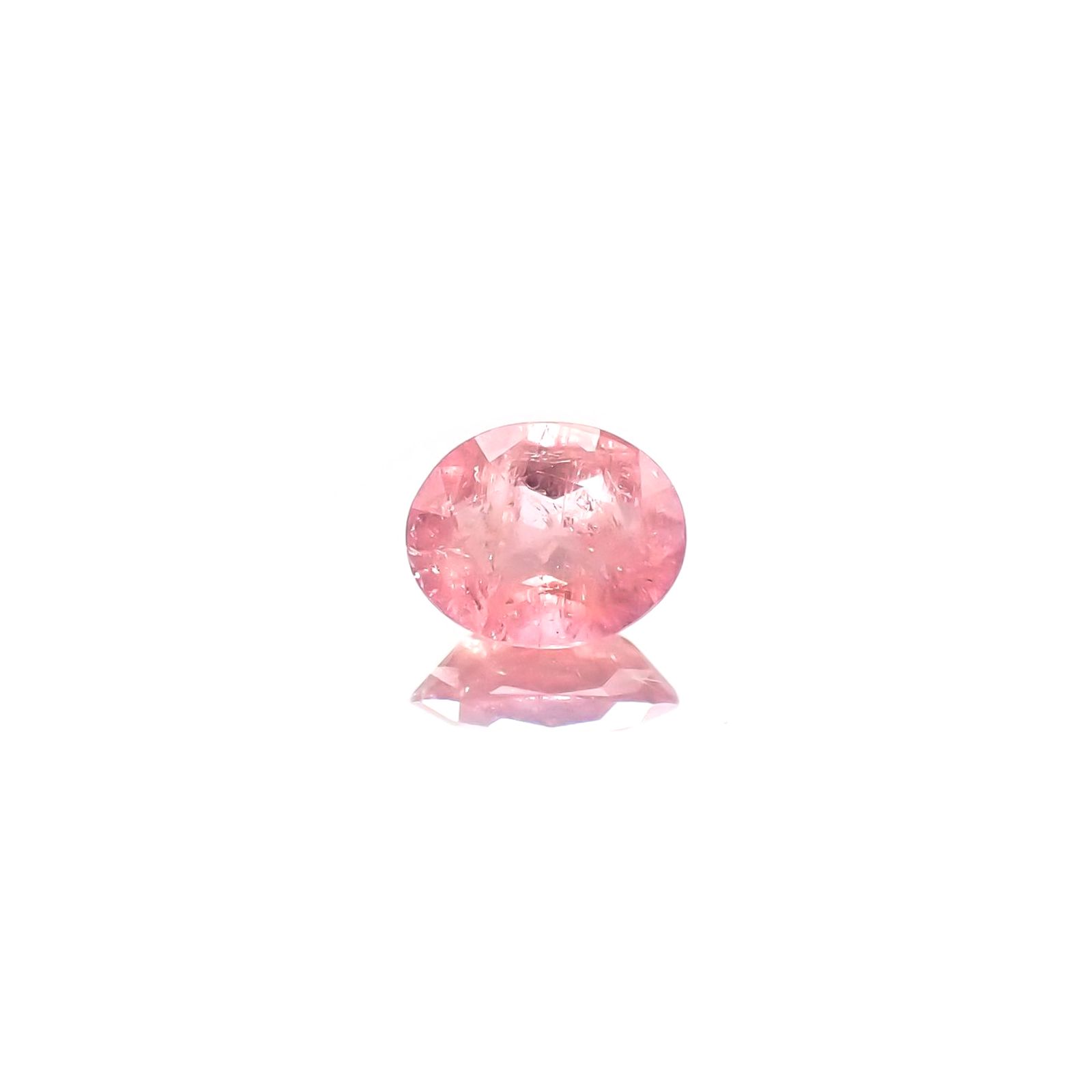 ペツォッタイト(ラズベリル)(宝石名ペツォッタイト) マダガスカル産 0.332ct ソ付(彩珠)[210711797]5.1×4.2mm前後