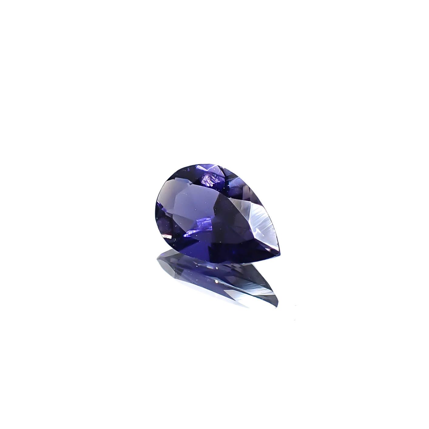 アイオライト タンザニア産 0.86ct [250229838]9x5.8mm前後