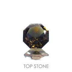 ◇オクタゴンカット◇バイカラートルマリンSA(宝石名トルマリン) ブラジル/アフリカ産 0.867ct ソ付(彩珠)[21049170]6.2×6.2mm前後