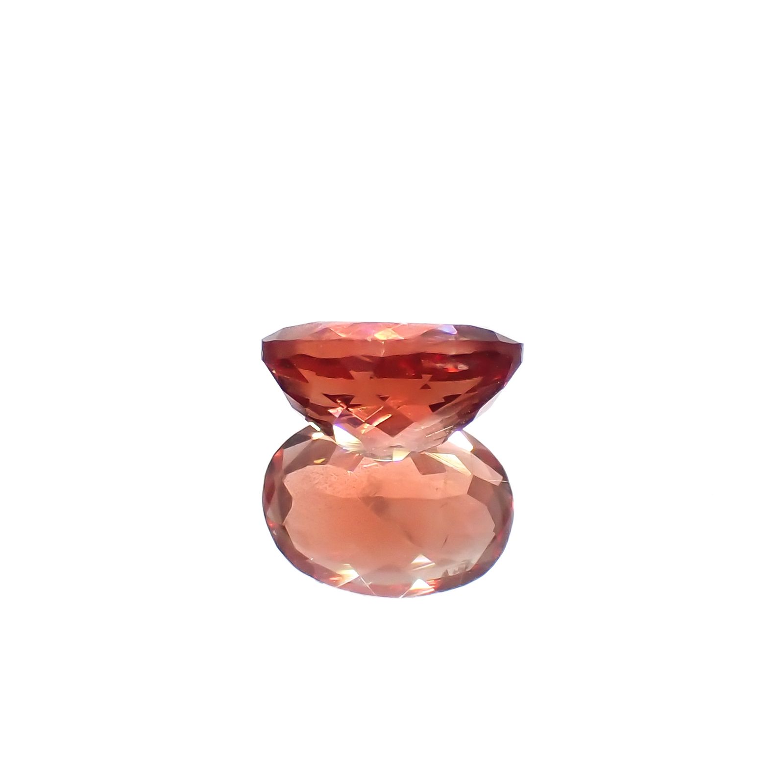 エチオピアサンストーン(宝石名アンデシン・ラブラドライト)エチオピア産 1.25ct 識別済[230321311]8.1x5.9mm前後