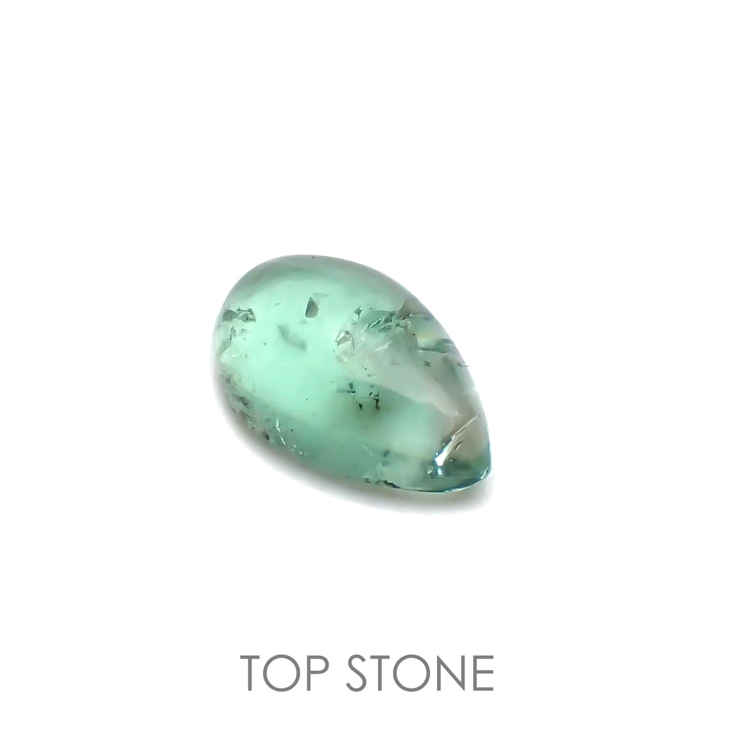 フローライト フルオレッセンス(宝石名フルオライト)イギリス・ロジャリー鉱山産 1.29ct 識別済[211113770]8.6x5.6mm前後