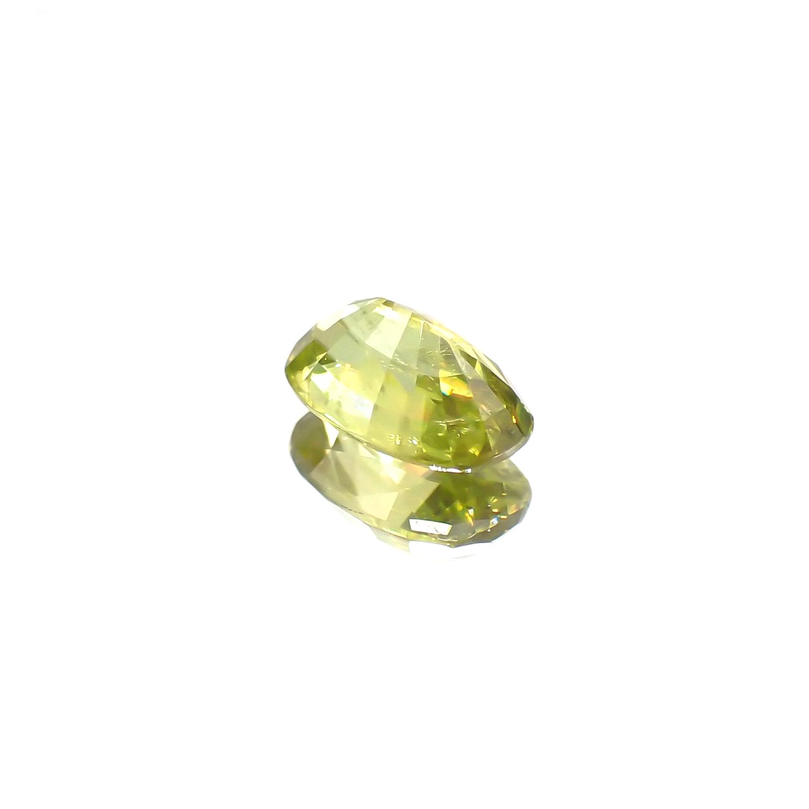 スフェーン(宝石名スフェーン) マダガスカル産 1.049ct ソ付(彩珠)[210712020]7.6×4.8mm前後
