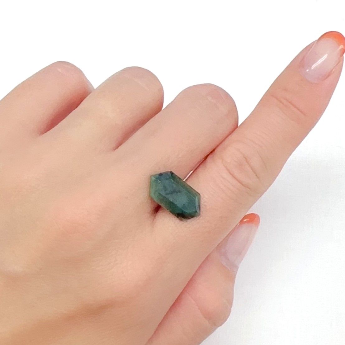 ◇カスタムカット◇エメラルド ブラジル産 3.08ct[240326488]15.9x8.4mm前後