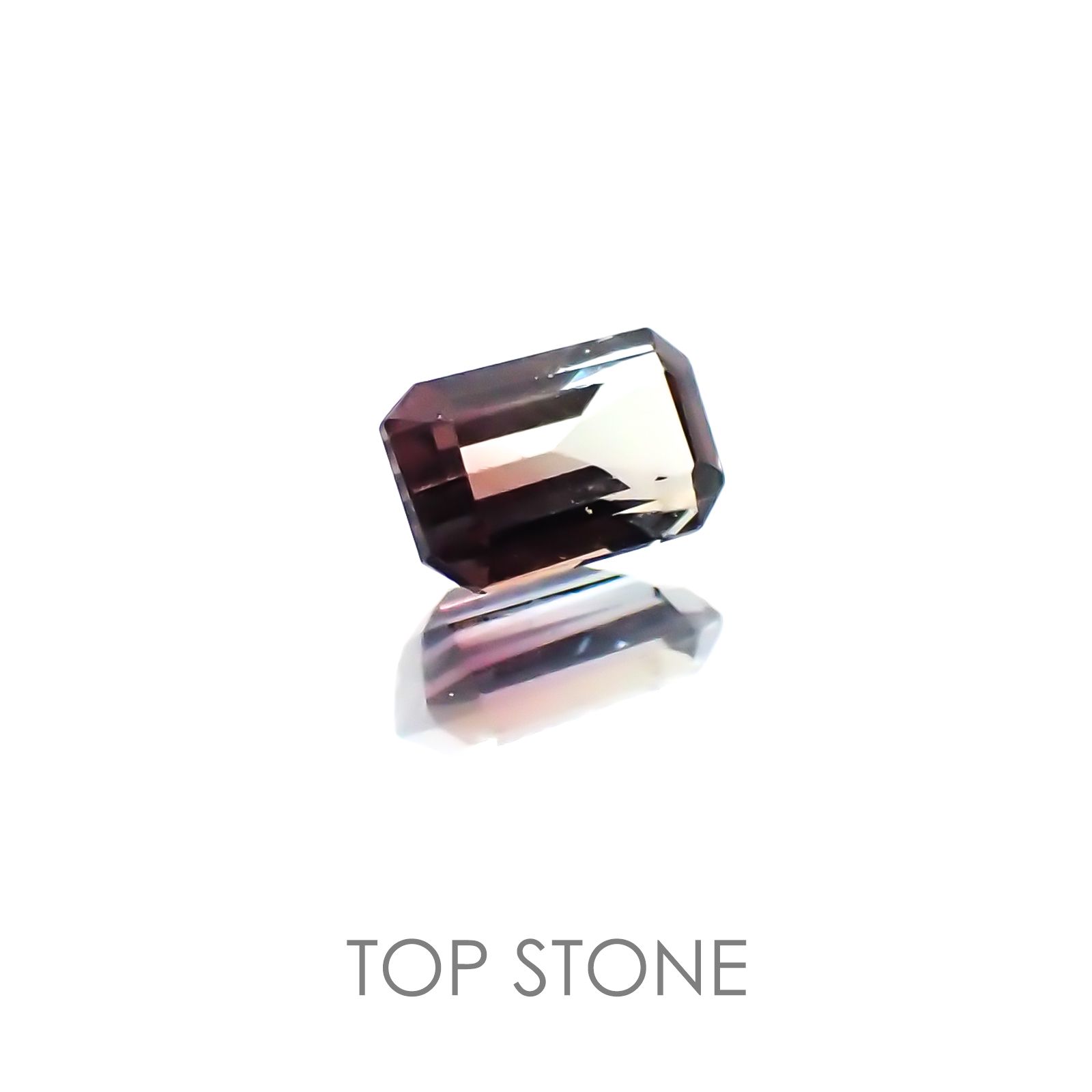 バイカラーサファイア(宝石名バイカラー・サファイア) タンザニア産 0.25ct 識別済[20128468]4×2.6mm前後