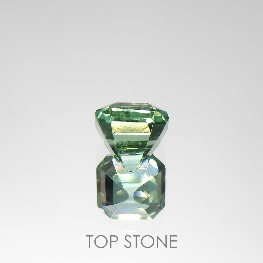 ブルーグリーントルマリン(宝石名トルマリン)アフガニスタン産 1.06ct 識別済[220115304]5.6x5.4mm前後