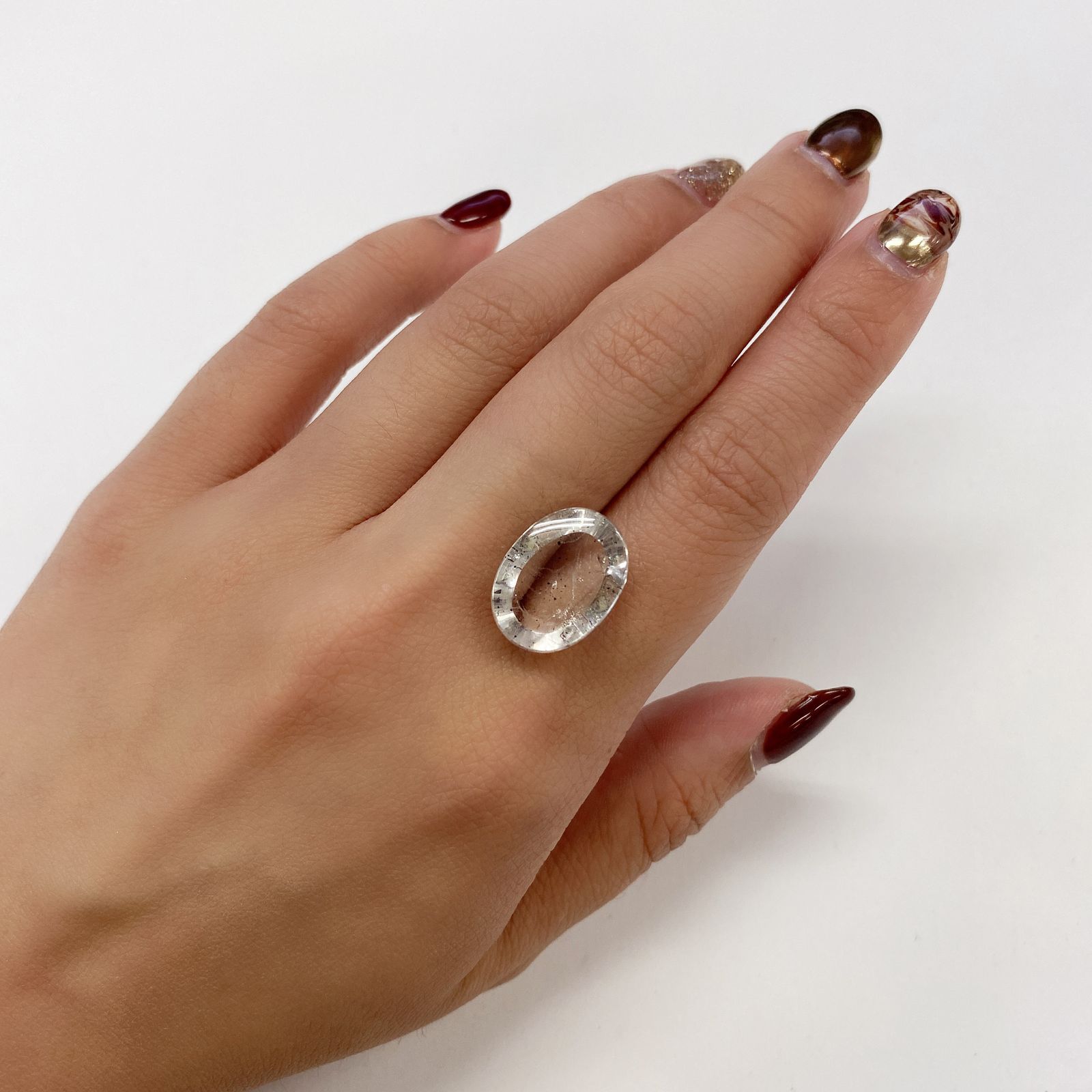 ティンカーベルクォーツ ブラジル産 9.38ct[231023792]16.8x12.7mm前後