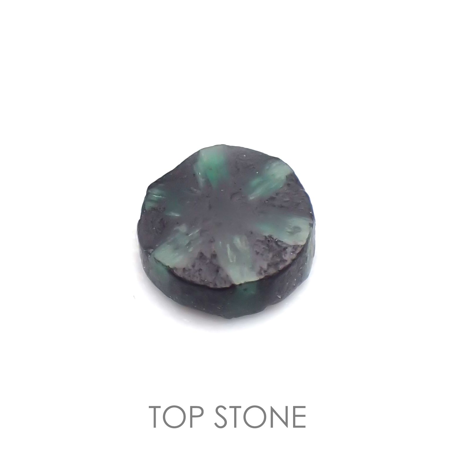 トラピッチェエメラルド(宝石名エメラルド) コロンビア産 原石・結晶 0.22ct 識別済[20128969]4×3.9mm前後