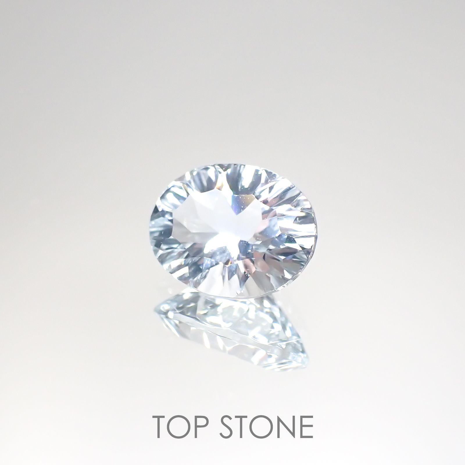 ◇コンケーブカット◇アクアマリン(宝石名アクアマリン) アフリカ産 1.54ct 識別済[211013556]9×7.1mm前後