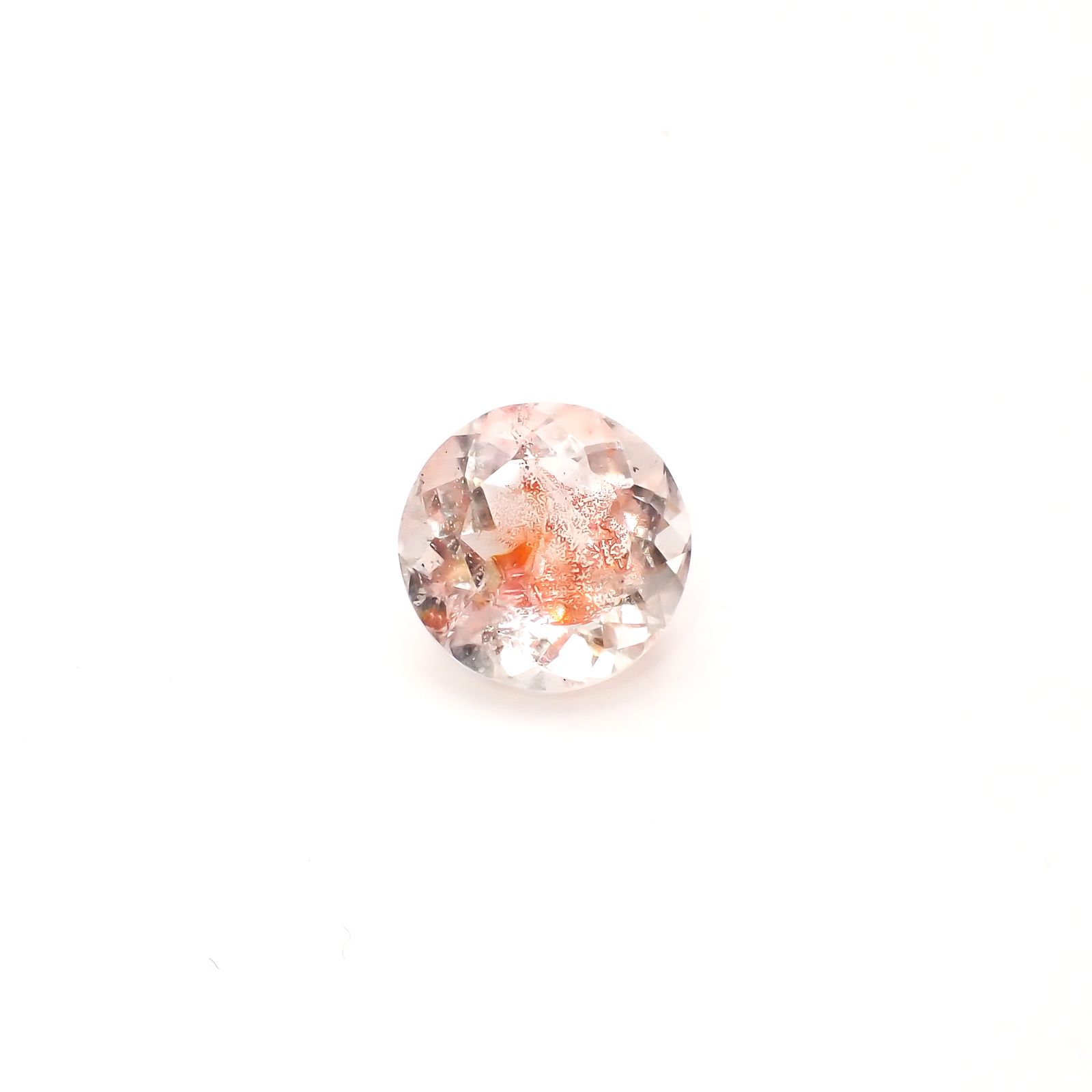 オーロラクォーツ ブラジル産 8.82ct[240225906]13.5x13.4mm前後
