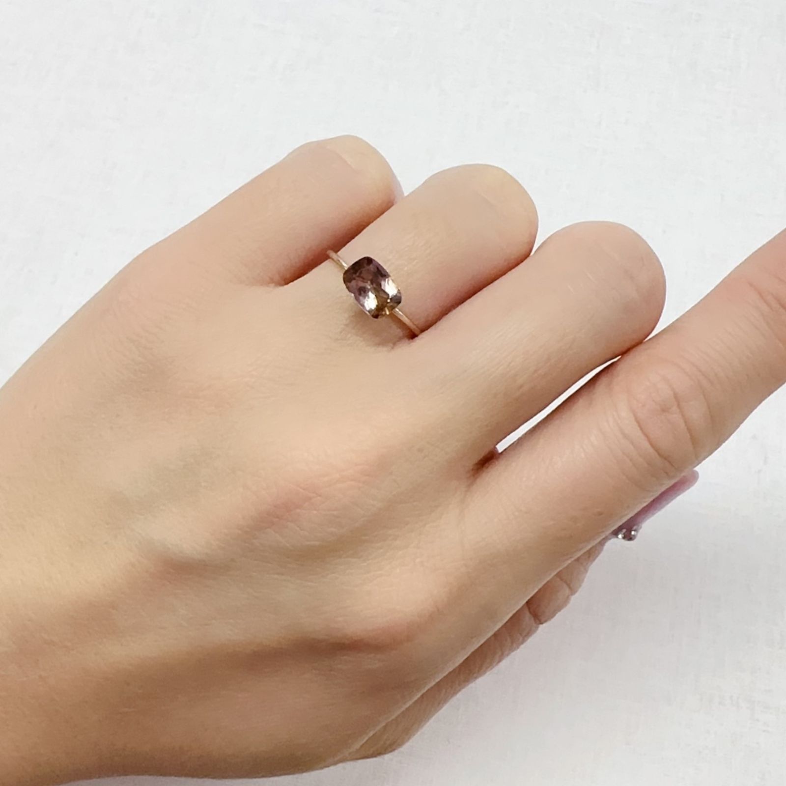 バイカラートルマリン コンゴ産 1.19ct[231224496]8x5mm前後