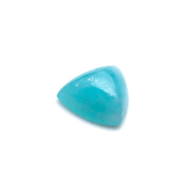 パライバトルマリン(宝石名トルマリン/別名パライバ・トルマリン) ブラジル・パライバ州バターリャ鉱山産 1.00ct 識別済[21048691]6.8×6.8mm前後