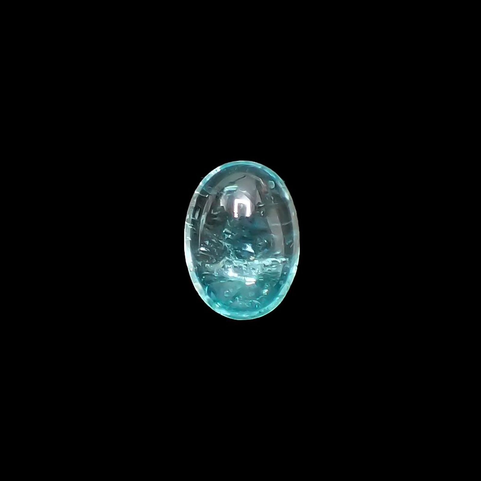 バイカラーパライバトルマリン ブラジル・キントス鉱山産 0.81ct / 7.2×5.2mm前後 [260712200]