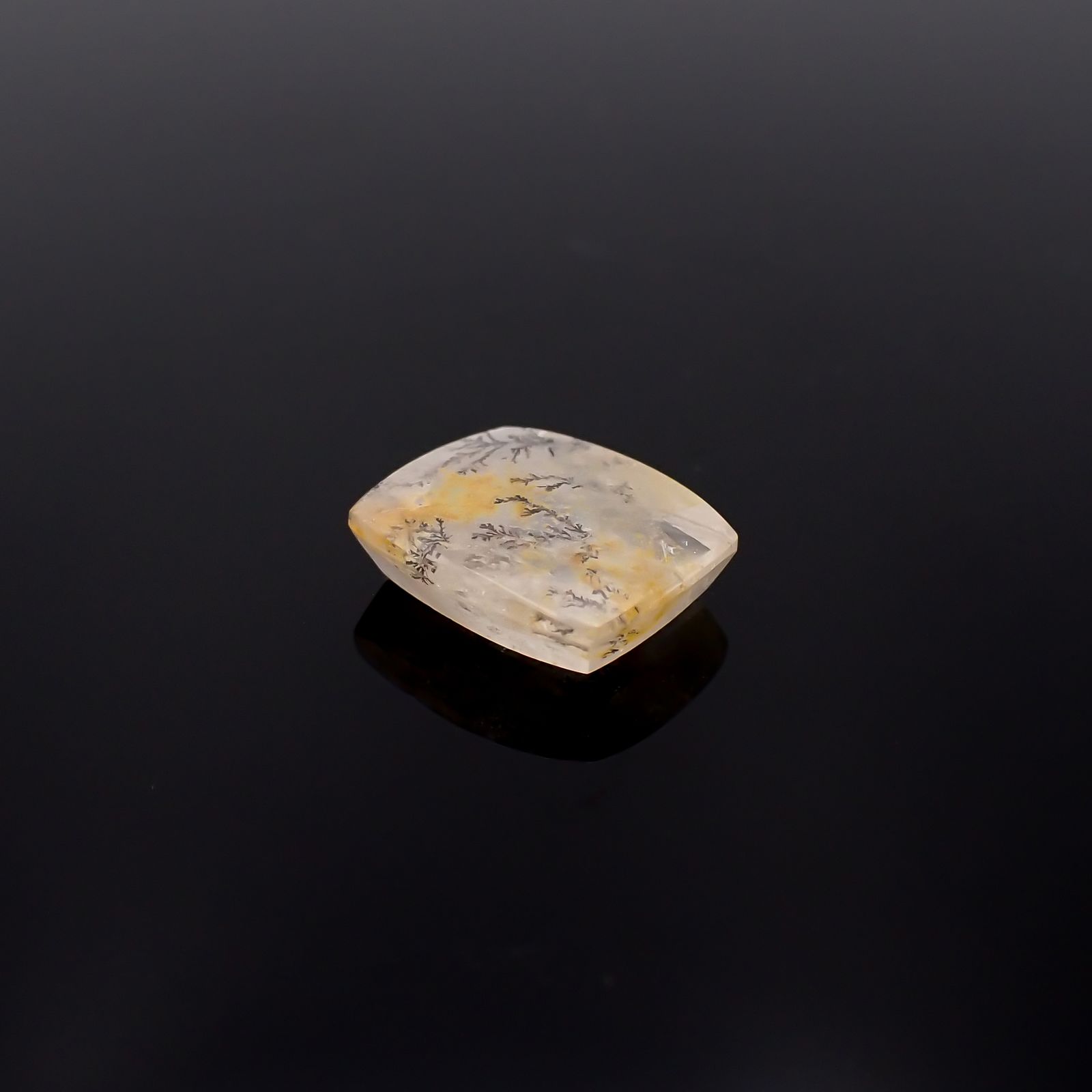 デンドリチッククォーツ ブラジル産 3.34ct[231224906]11.1x9.3mm前後