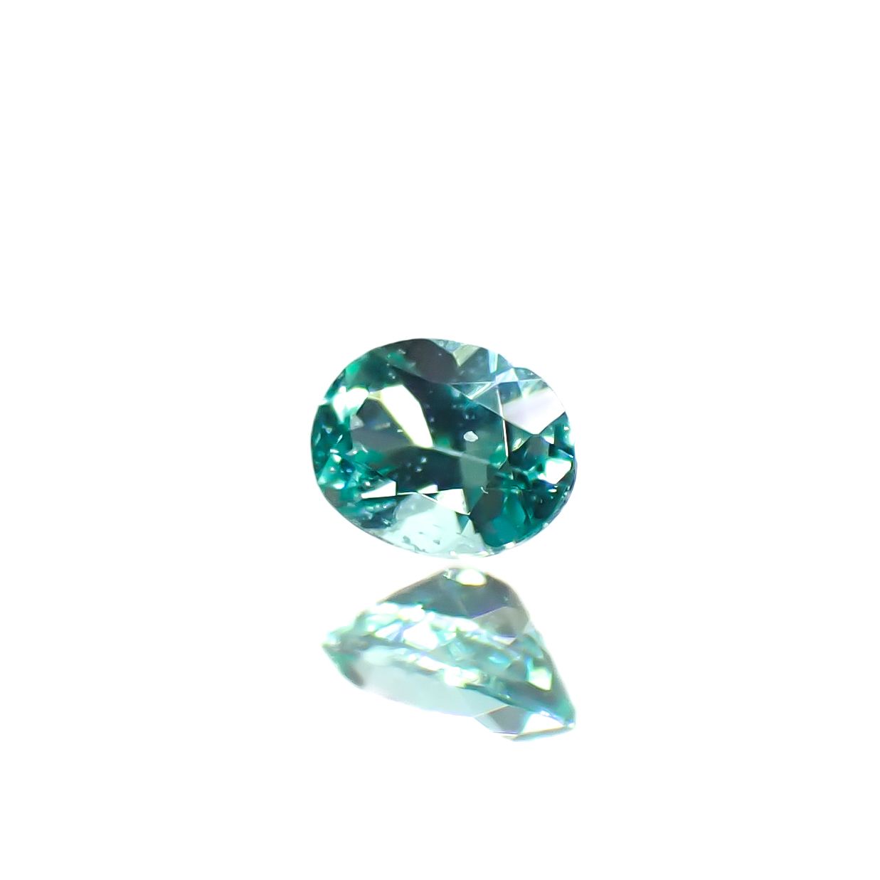 パライバトルマリン ブラジル・ムルング鉱山産 0.034ct[240928802]2.3x1.8mm前後