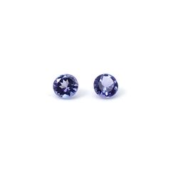 ◇ペアセット◇タンザナイト タンザニア産 0.53ct(2pcs合計) / 3.8-4.0x3.8-4.0mm前後 [251231483]