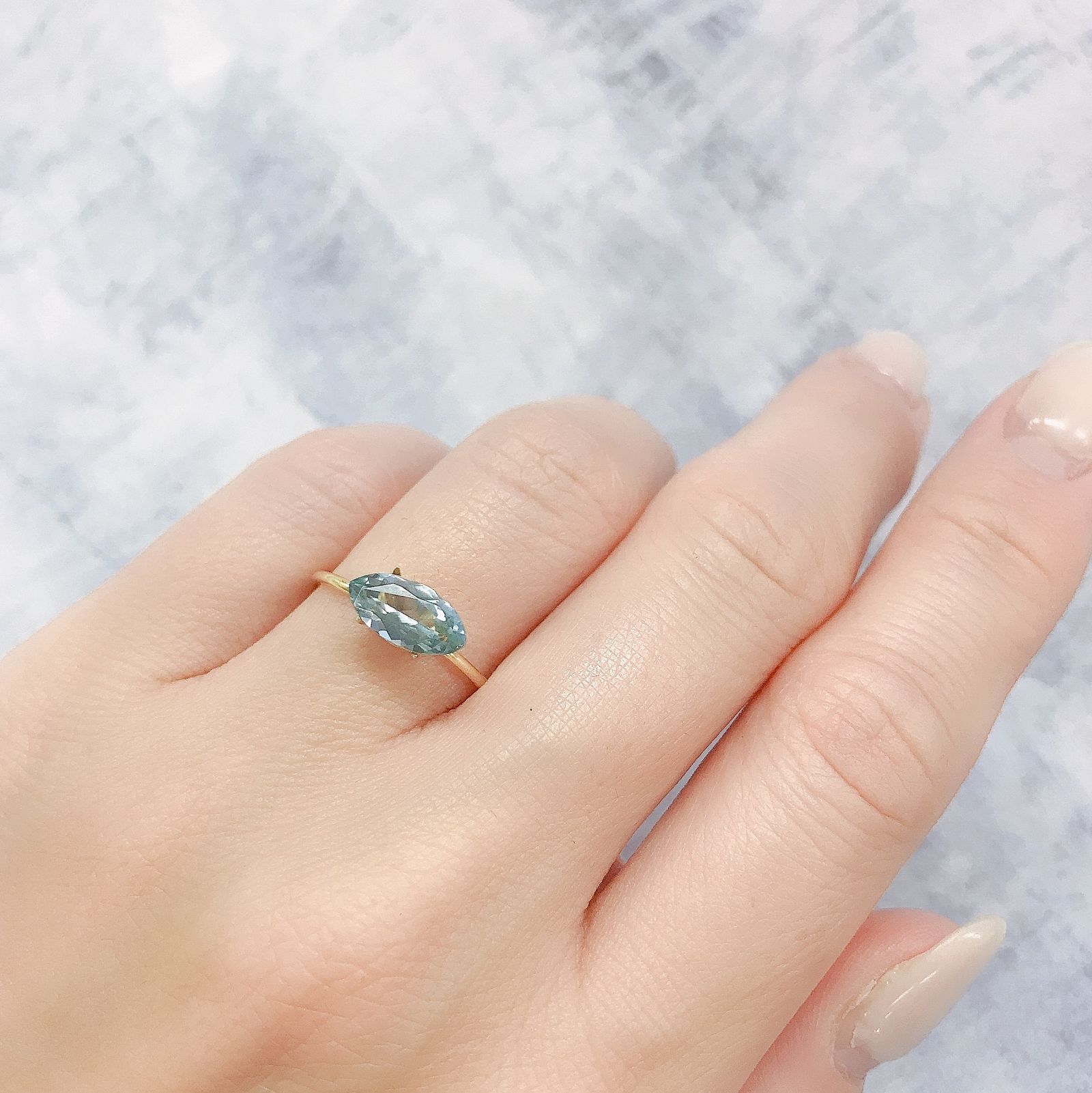 シーフォームカイヤナイト(宝石名カイヤナイト)タンザニア産 1.20ct 識別済[220616279]10x5mm前後