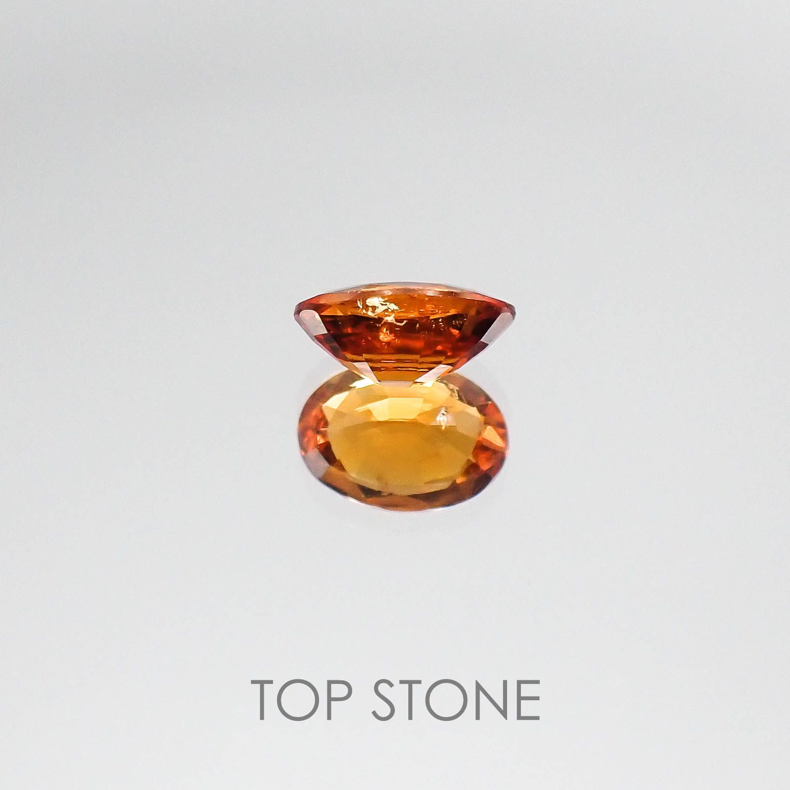 スペサルティンガーネット(宝石名スペサルティン・ガーネット) ナイジェリア産 0.98ct 識別済[20073725]7.1×5mm前後