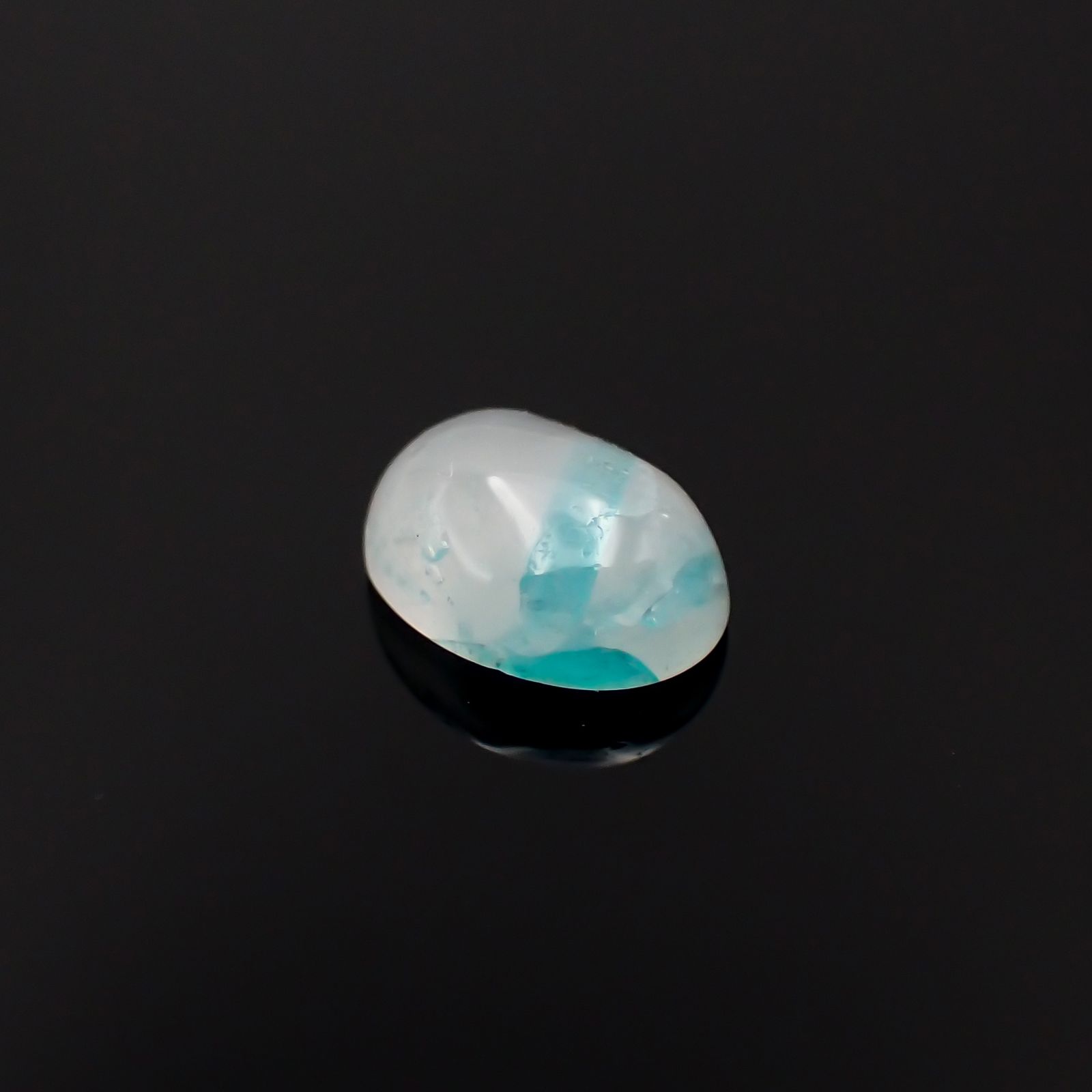 パライバトルマリンインクォーツ ブラジル産 0.83ct[230622389]7.1x5.1mm前後