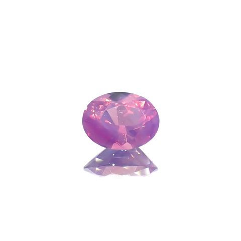 シルキーピンクサファイア 非加熱 ベトナム産 0.65ct[230722798]6.1x4.7mm前後
