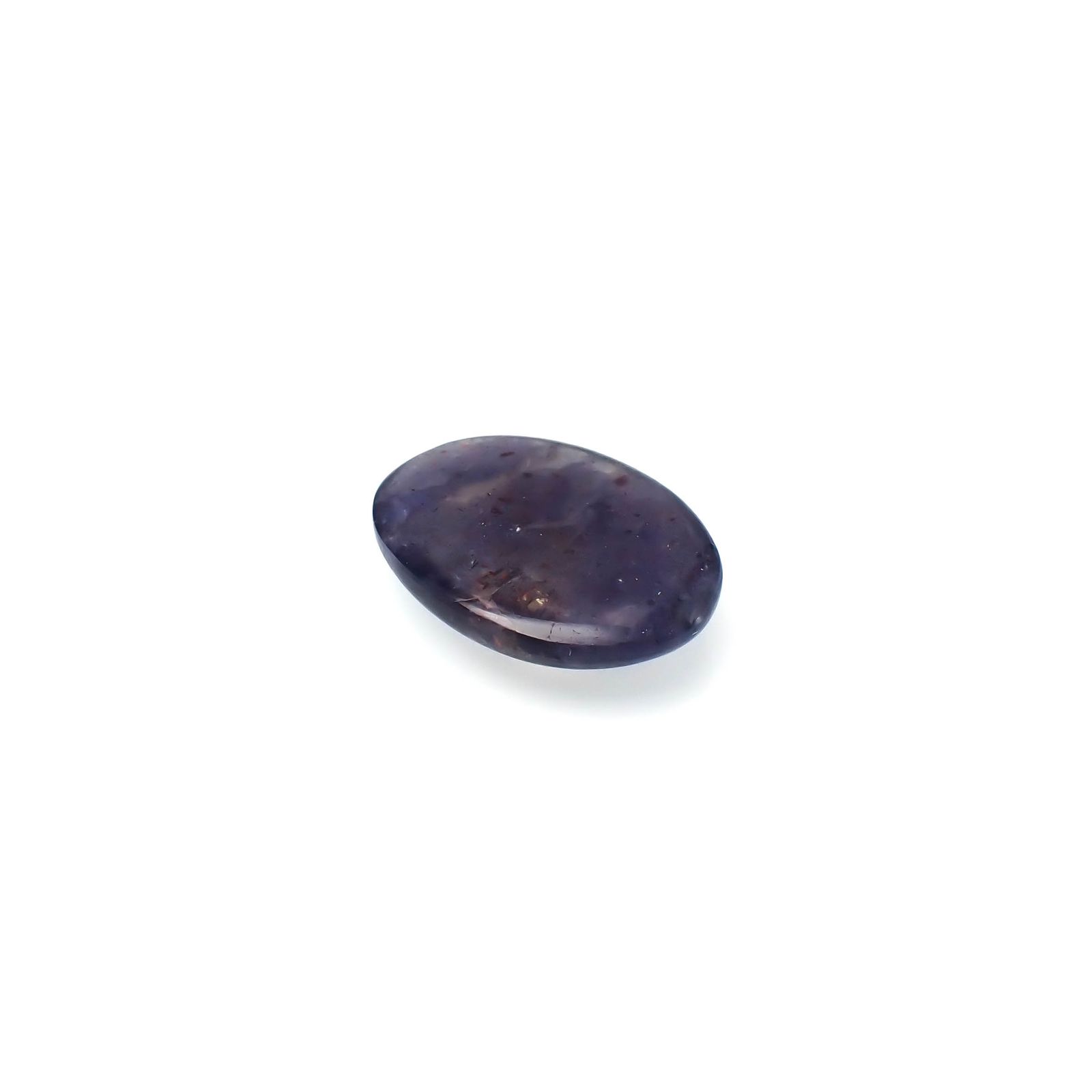 ブラッドショットアイオライト インド産 7.45ct[230622525]17.8x13.1mm前後