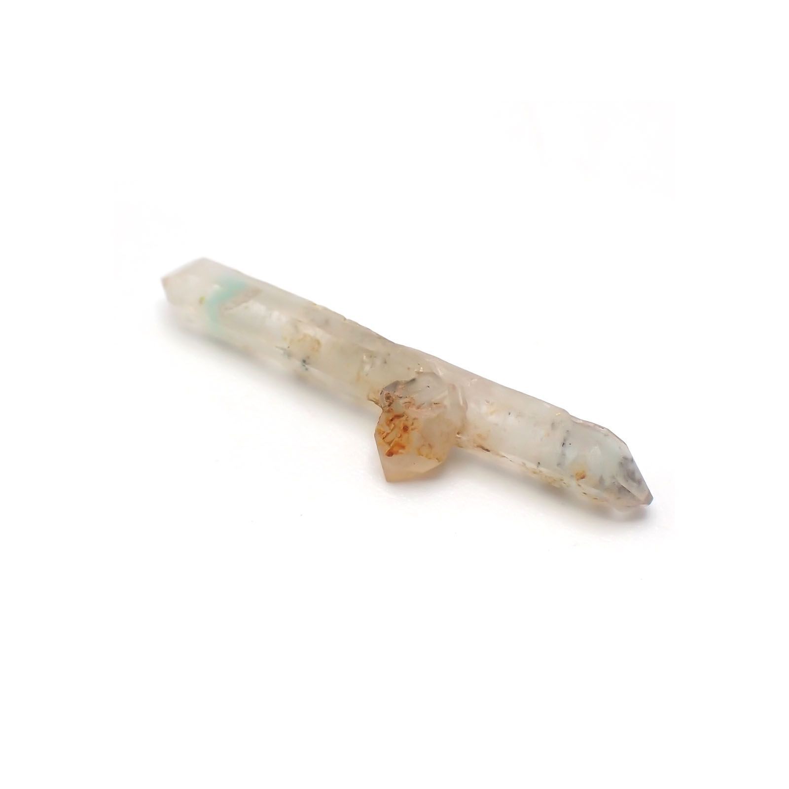アホイト 原石(宝石名アホイト イン クォーツ)南アフリカ・メッシーナ鉱山産 2.67ct 識別済[230522034]27.2x6.3mm前後