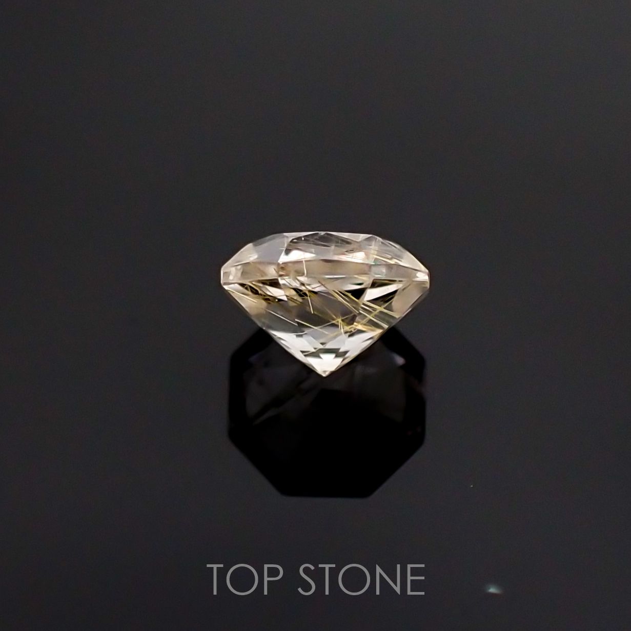 ◇オクタゴンカット◇ルチルクォーツSA ブラジル産 ルース 0.5ct[210511015]5×5mm前後