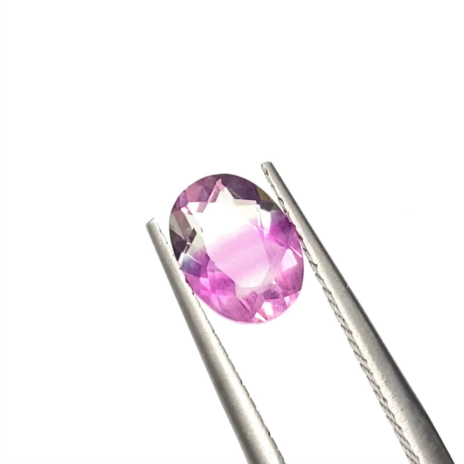 バイカラーフローライト 中国産 1.38ct / 8.1x6.1mm前後 [260120178 バイカラーフローライト 中国産 1.38ct / 8.1x6.1mm前後 [260120178