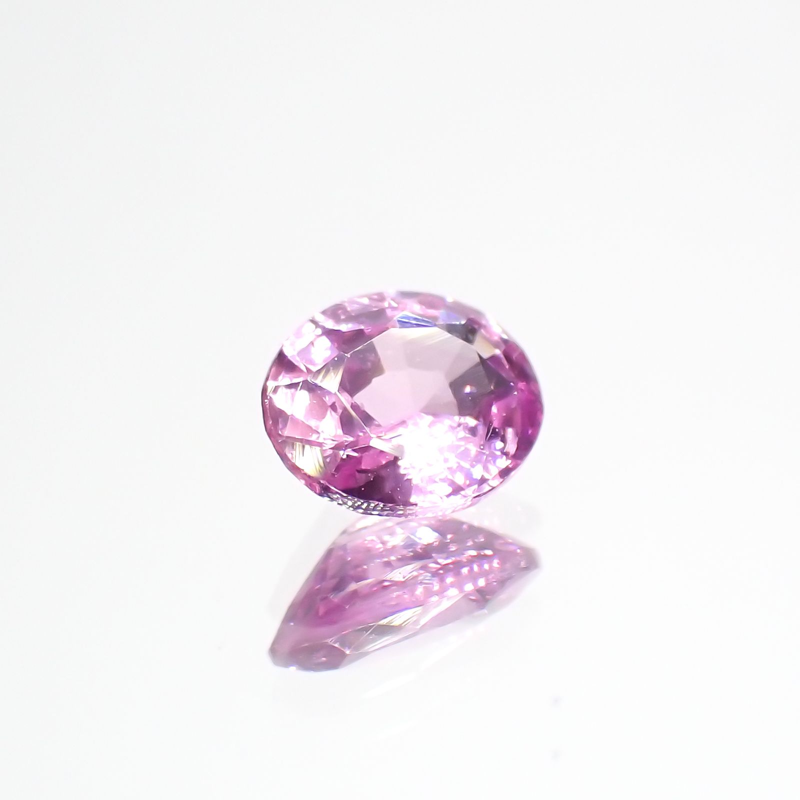 ネオンピンクサファイア スリランカ産 0.41ct[230421534]4.9x4mm前後