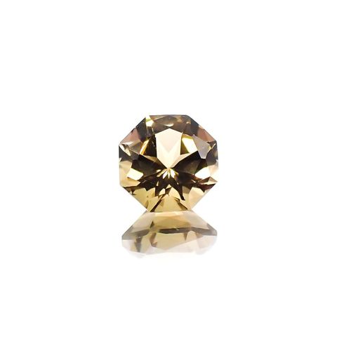 ◇オクタゴンカット◇イエロートルマリン(宝石名トルマリン)ブラジル/アフリカ産 識別済 0.55ct / 5x5mm前後 [260424208]