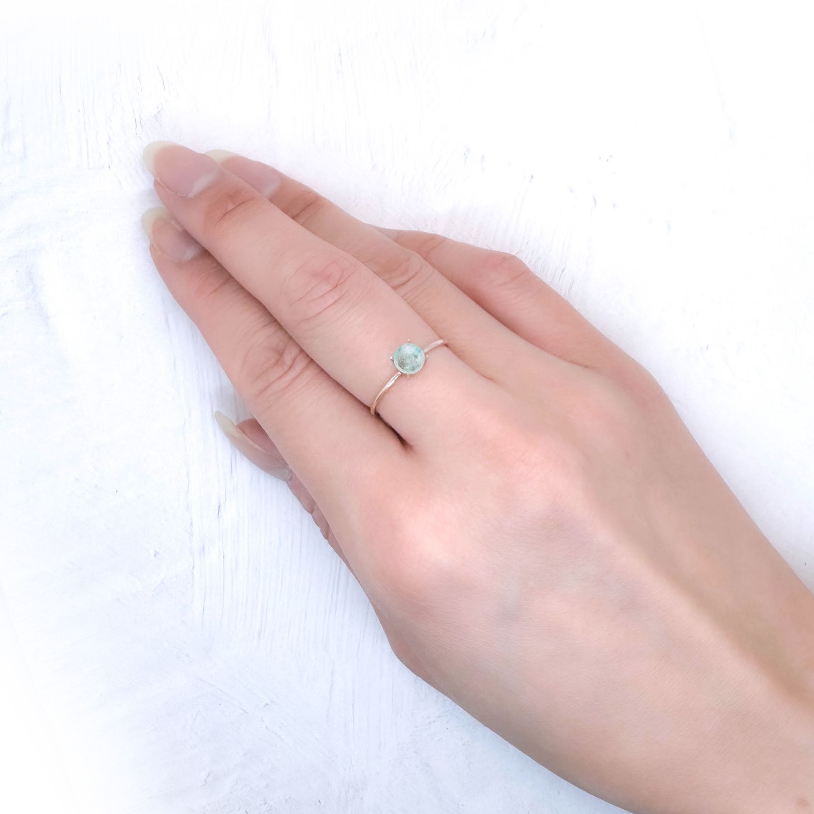 ◇リバーシブル◇パライバトルマリンインクォーツ ブラジル産 0.36ct / 5.1x5.1mm前後 [251231451]