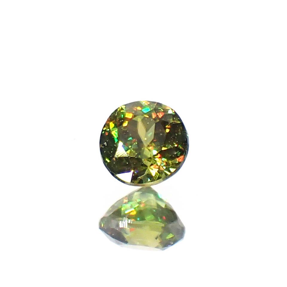 カラーチェンジスフェーン パキスタン産 0.14ct / 3x3mm前後 [250931067]