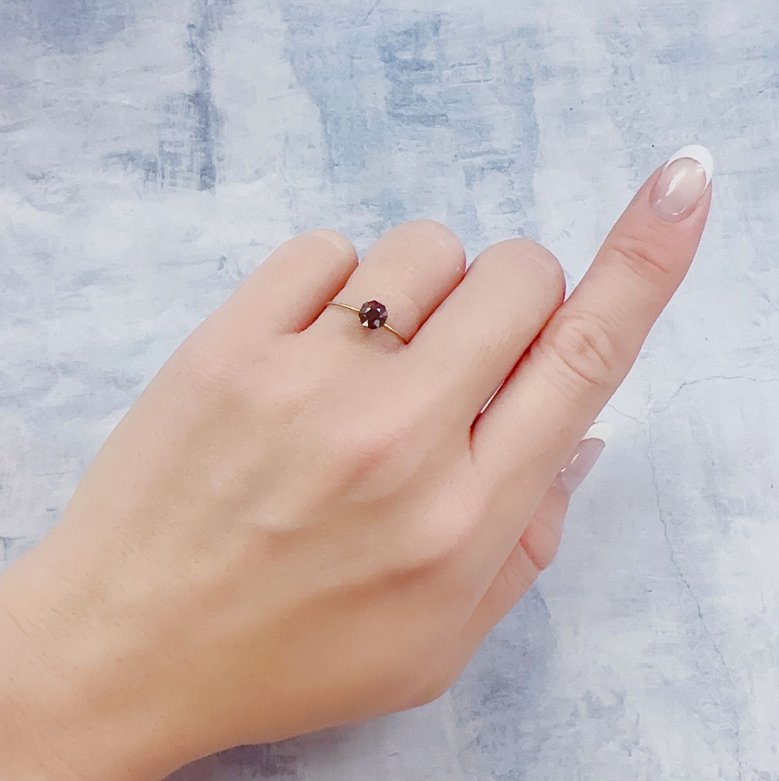 ◇オクタゴンカット◇レッドジルコン(宝石名ジルコン)スリランカ/カンボジア産 0.84ct 識別済[221219497]5x5mm前後