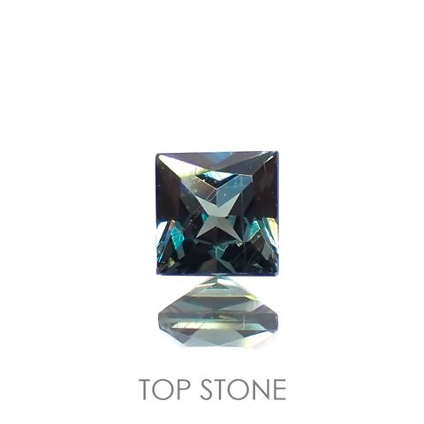 ◇プリンセスカット◇カラーチェンジガーネット アレキタイプ(宝石名ガーネット)マダガスカル・ベキリー産 0.16ct 識別済[221219616]2.8x2.8mm前後
