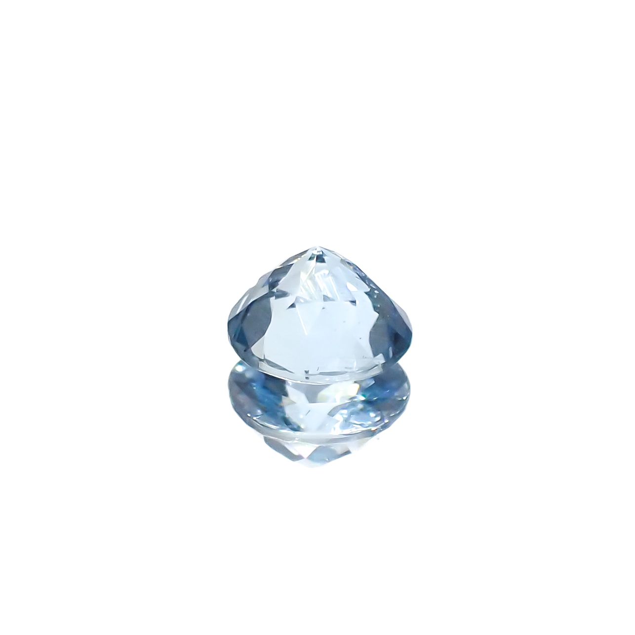 アクアマリン(宝石名アクアマリン)モザンビーク産 0.42ct 識別済[240226011]5x5mm前後