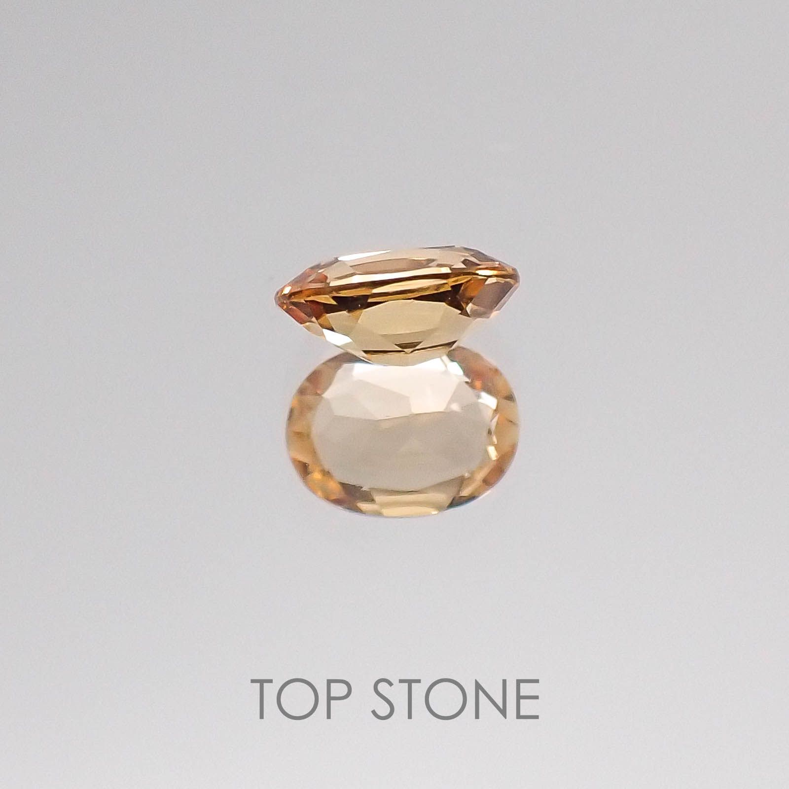 インペリアルトパーズ ブラジル産 ルース 0.34ct[20084379]5.1×3.8mm前後