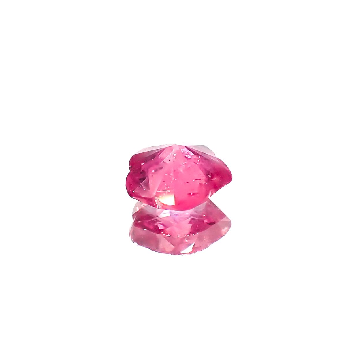 ◇カスタム・フラワーカット◇ファンシーカラーサファイア スリランカ/マダガスカル産 0.38ct[240929074]4.6x4.6mm前後
