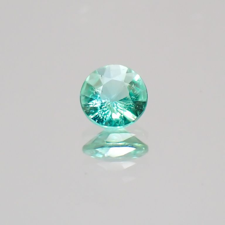 パライバトルマリン(宝石名トルマリン/別名パライバ・トルマリン) ブラジル産 0.16ct 識別済[20129259]3.6×3.6mm前後
